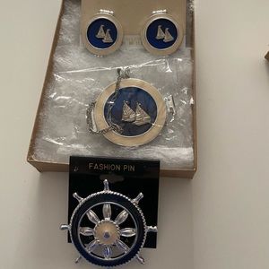 3 piece set sailor set of jewelry. Never been used